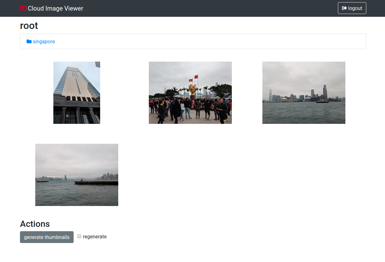 Cloud Image Viewer